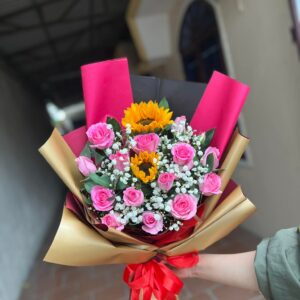 Bó Hoa Sắc Màu Hạnh Phúc