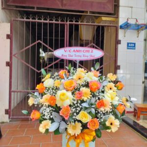 Giỏ Hoa Sắc Màu Đong Đầy