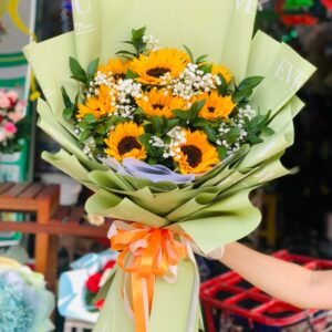 Bó Hoa Hồng Phấn Yêu Thương