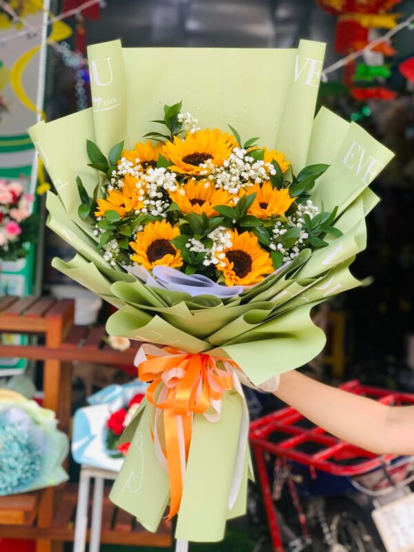 Bó Hoa Hồng Phấn Yêu Thương