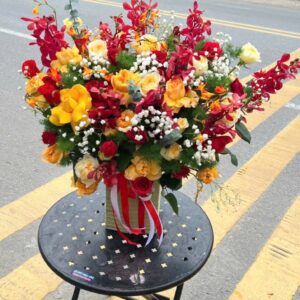 Giỏ Hoa Rạng Ngời Ngày Mới