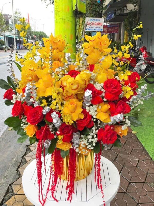 Giỏ Hoa Hương Sắc Đoàn Viên